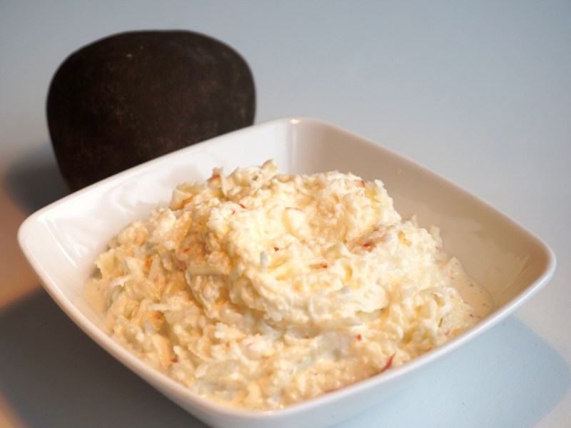 Czarna rzepa bez ostrego smaku izosiarkocyjanidów