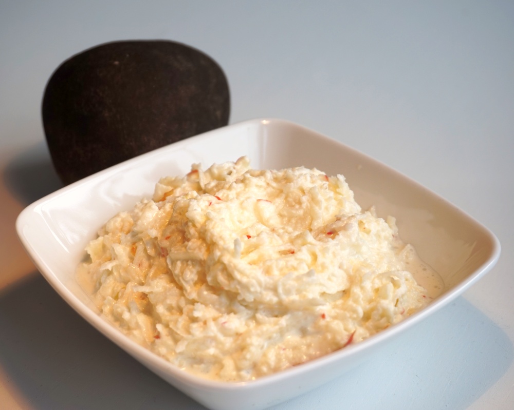 Czarna rzepa bez ostrego smaku izosiarkocyjanidów