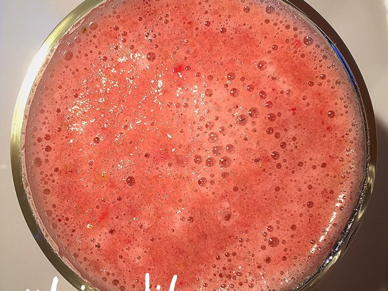 Smoothie wiśniowo bananowe